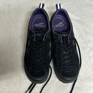 Dansko Black and Purple Athletic Shoes